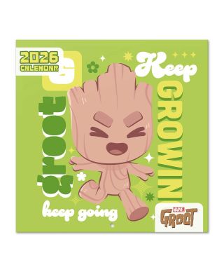 Marvel I Am Groot - kalendarz ścienny 2026