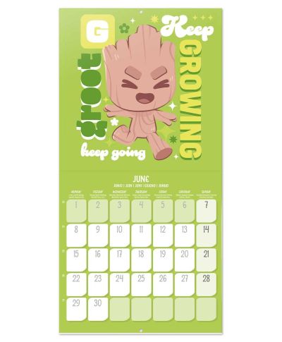 Marvel I Am Groot - kalendarz ścienny 2026