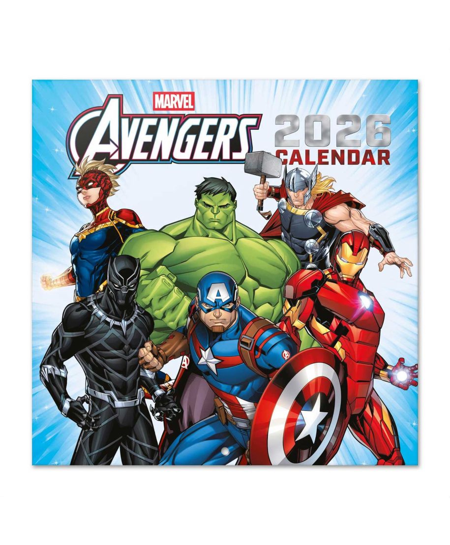 Marvel Avengers - kalendarz ścienny 2026