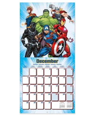 Marvel Avengers - kalendarz ścienny 2026
