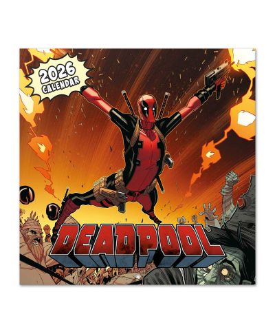 Marvel Deadpool - kalendarz ścienny 2026