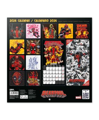 Marvel Deadpool - kalendarz ścienny 2026