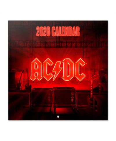 AC/DC - kalendarz ścienny 2026