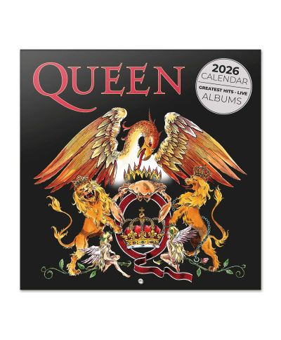 Queen - kalendarz ścienny 2026