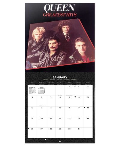 Queen - kalendarz ścienny 2026