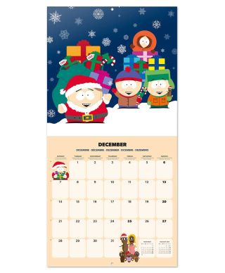 South Park - kalendarz ścienny 2026