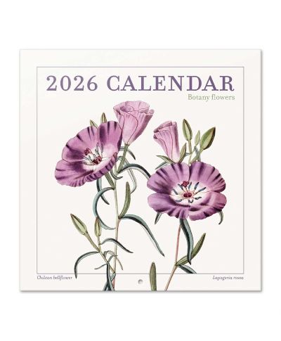 Kwiaty - kalendarz ścienny 2026