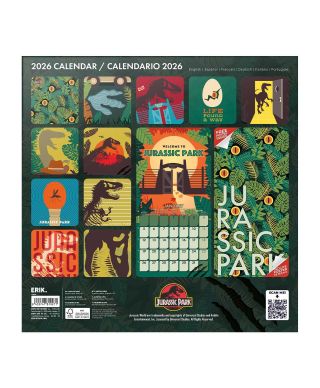 Jurassic Park - kalendarz ścienny 2026