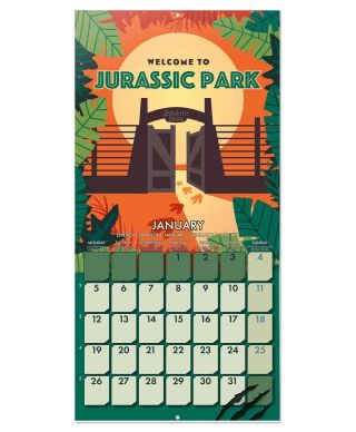 Jurassic Park - kalendarz ścienny 2026