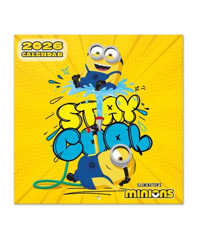 Minionki - kalendarz ścienny 2026