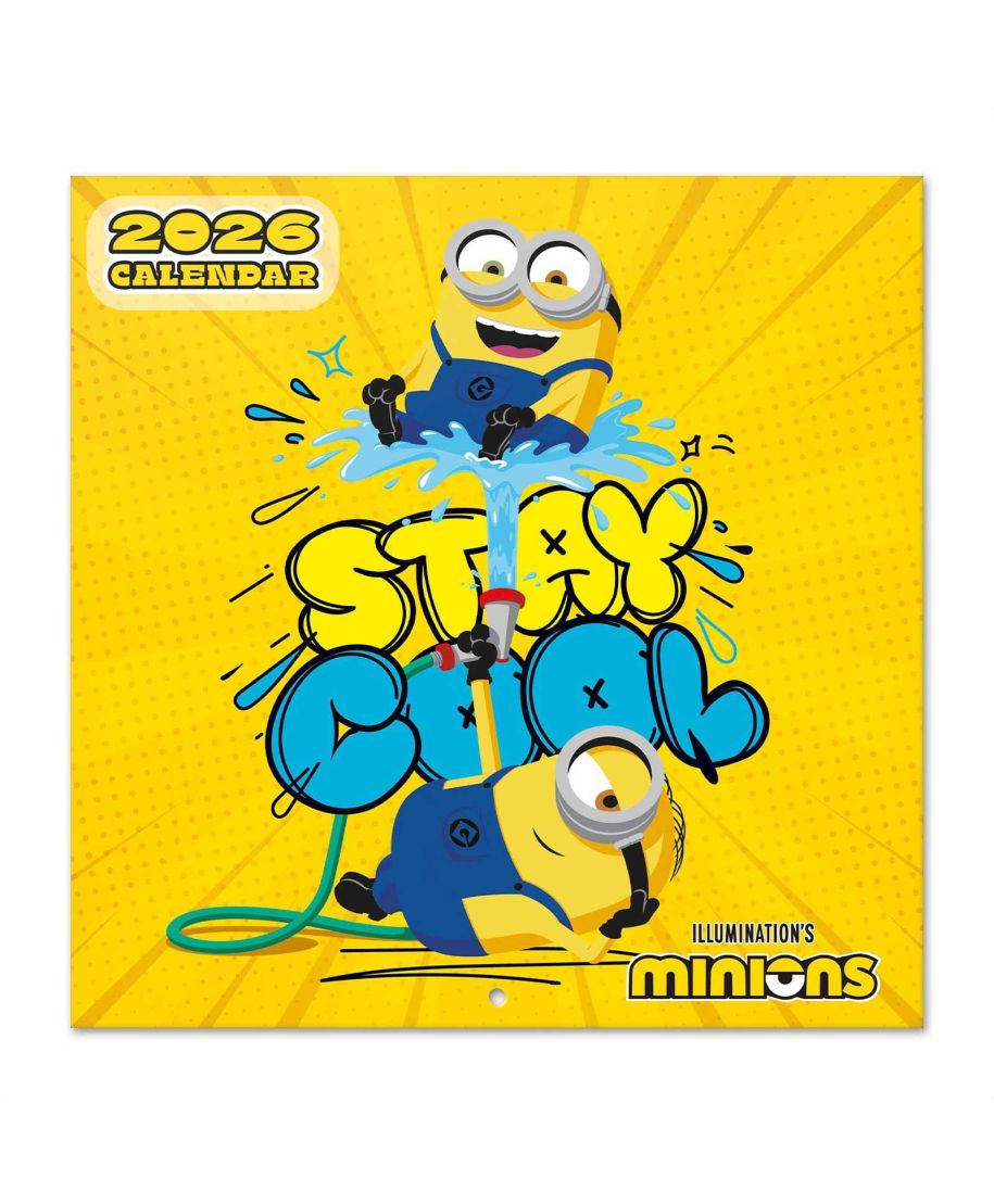 Minionki - kalendarz ścienny 2026