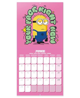 Minionki - kalendarz ścienny 2026