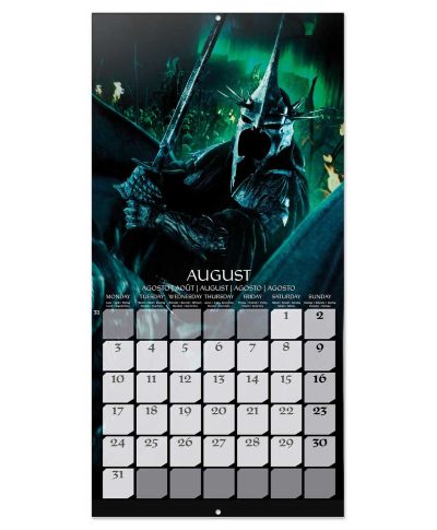 Władca Pierścieni - kalendarz ścienny 2026