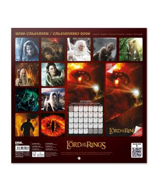 Władca Pierścieni - kalendarz ścienny 2026