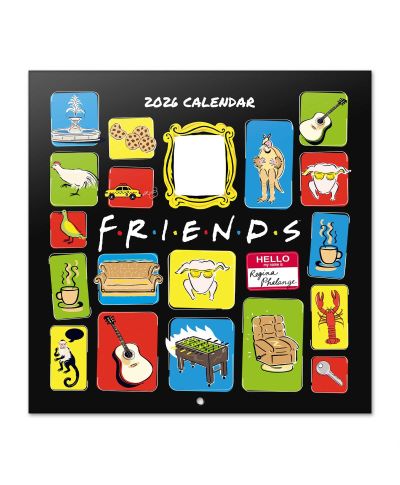 Friends Przyjaciele - kalendarz ścienny 2026