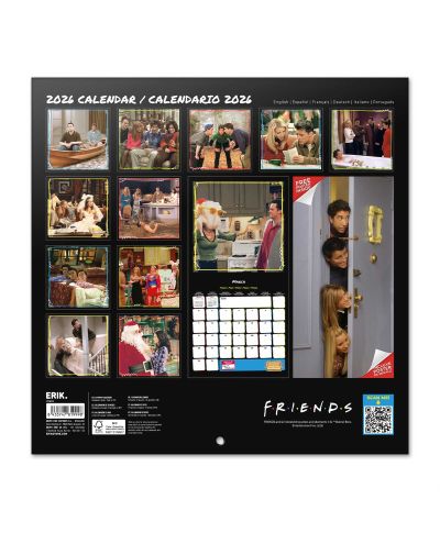 Friends Przyjaciele - kalendarz ścienny 2026
