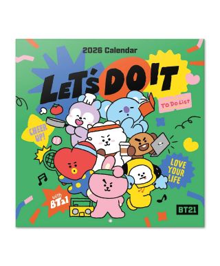 BT21 - kalendarz ścienny 2026