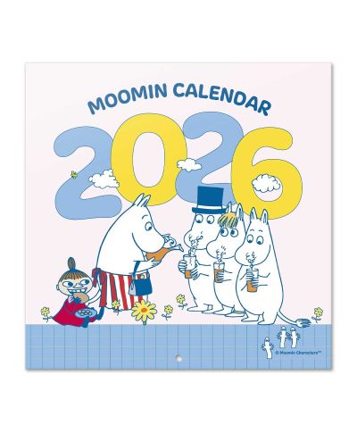 Muminki - kalendarz ścienny 2026
