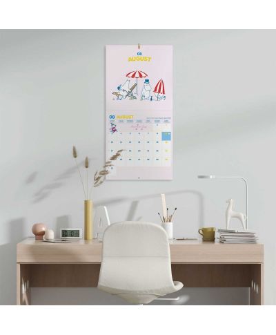 Muminki - kalendarz ścienny 2026