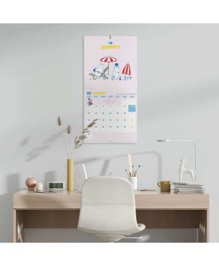 Muminki - kalendarz ścienny 2026