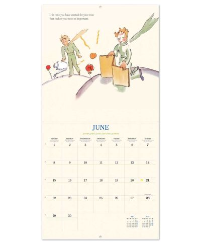 Mały Książę - kalendarz ścienny 2026