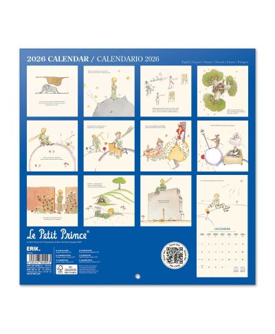 Mały Książę - kalendarz ścienny 2026