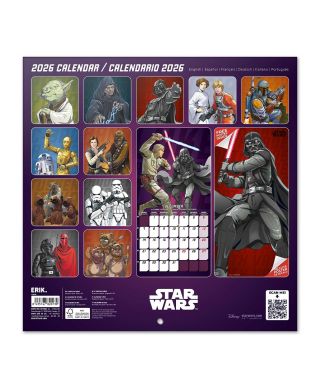 Star Wars - kalendarz ścienny 2026