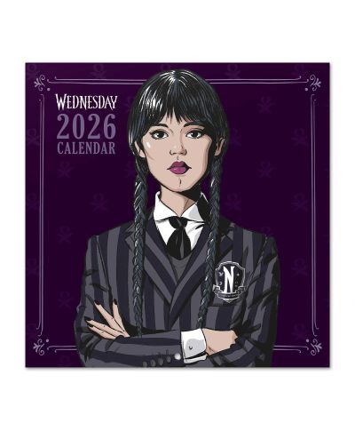 Wednesday - kalendarz ścienny 2026