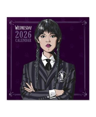 Wednesday - kalendarz ścienny 2026