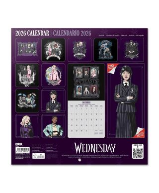 Wednesday - kalendarz ścienny 2026