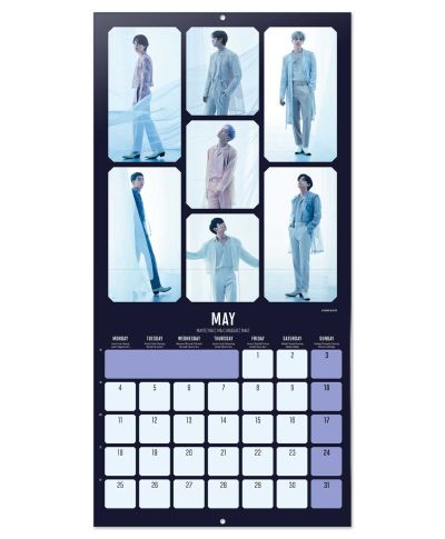 BTS - kalendarz ścienny 2026