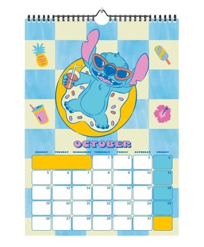 Disney Stitch - kalendarz A3 2026