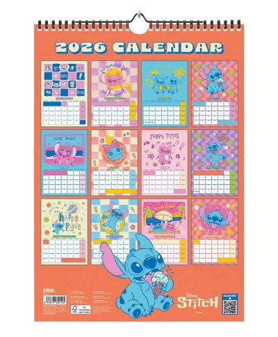 Disney Stitch - kalendarz A3 2026