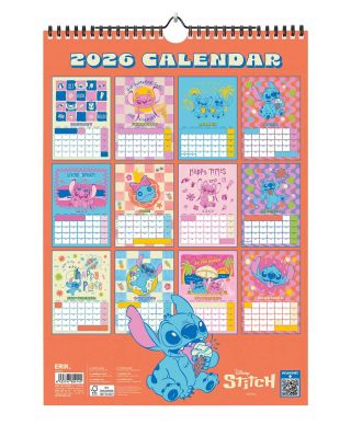 Disney Stitch - kalendarz A3 2026