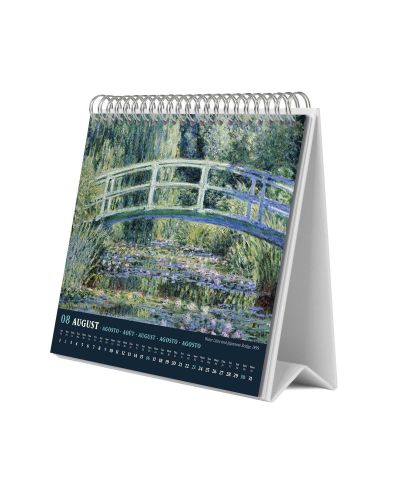 Monet - biurkowy kalendarz 2026
