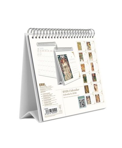 Art Nouveau - biurkowy kalendarz 2026