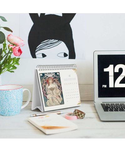 Art Nouveau - biurkowy kalendarz 2026