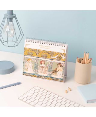 Art Nouveau - biurkowy kalendarz 2026