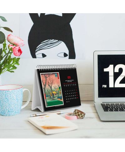 Hiroshige - biurkowy kalendarz 2026