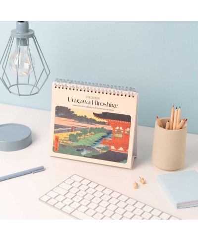 Hiroshige - biurkowy kalendarz 2026