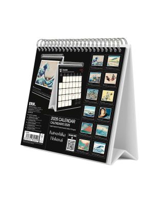 Hokusai - biurkowy kalendarz 2026