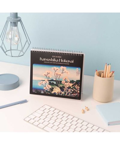 Hokusai - biurkowy kalendarz 2026