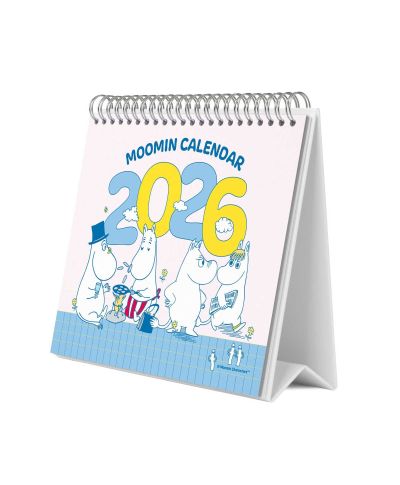 Muminki - biurkowy kalendarz 2026