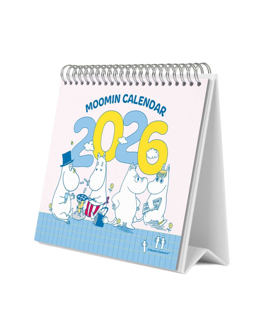 Muminki - biurkowy kalendarz 2026
