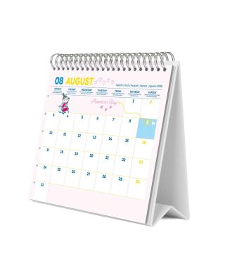 Muminki - biurkowy kalendarz 2026