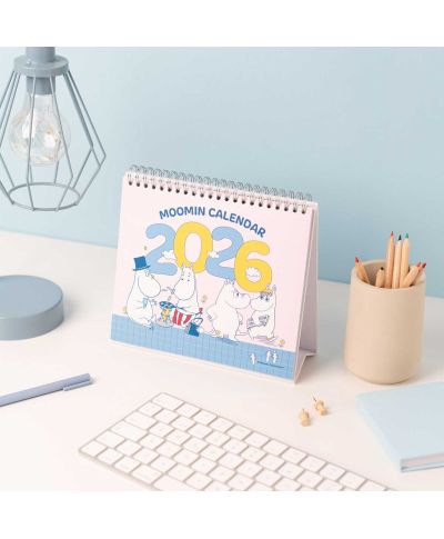 Muminki - biurkowy kalendarz 2026