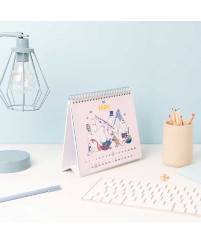 Muminki - biurkowy kalendarz 2026