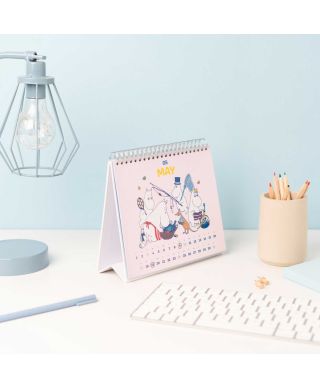 Muminki - biurkowy kalendarz 2026