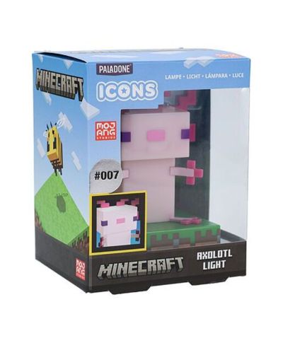Minecraft Axolotl - lampa