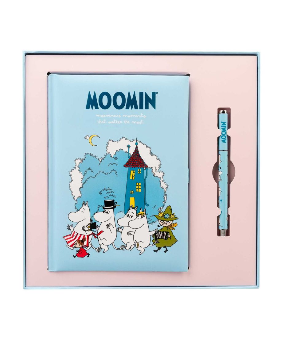 Muminki - zestaw notatnika z długopisem